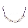 6Pcs 6 Color Natural Cowrie Shell Beaded Necklaces Set for Women NJEW-JN04590-3