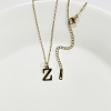 304 Stainless Steel Letter Pendant Necklaces NJEW-WH0027-26Z-G-1