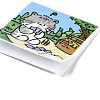 60Pcs PVC Self Adhesive Cat Cartoon Stickers STIC-B001-13-5