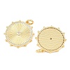 Brass Micro Pave Cubic Zirconia Pendants KK-C162-062G-02-2