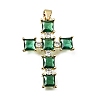 Easter Brass Pave Cubic Zirconia Pendants CU-E002-01B-G05-1