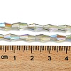 Transparent Electroplate Glass Beads X1-GLAA-K064-05A-HR02-4