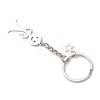 2Pcs 304 Stainless Steel  Keychains KEYC-JKC01163-5