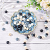DICOSMETIC 80Pcs 4 Colors Food Grade Eco-Friendly Silicone Beads SIL-DC0001-12-5