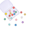 20Pcs 10 Colors Light Gold Plated Alloy Enamel Charms ENAM-CJ0001-65-3