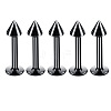 304 Stainless Steel Cone Threadless Labrets for Women Men WG9B6EB-22-1