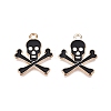 Halloween Theme Alloy Enamel Pendants PALLOY-N176-39B-RS-1