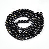 Baking Paint Glass Beads Strands DGLA-N003-8mm-B10-3