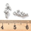 Micro Pave Clear Cubic Zirconia Pendants KK-M102-04P-3