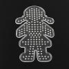 Little Girl ABC Plastic Pegboards used for 5x5mm DIY Fuse Beads DIY-Q009-21-2