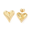 Rack Plating Brass Stud Earrings for Women EJEW-G394-23G-2