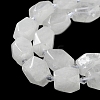 Natural Quartz Crystal Beads Strands G-C182-26-01-4