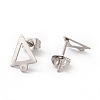 Non-Tarnish 201 Stainless Steel Stud Earring Findings EJEW-A071-19P-2