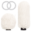 Plush Car Gear & Handbrake Cover Sets AJEW-CL0003-59B-7