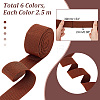   15M 6 Colors Polyester Thick Elastic Wide Band DIY-PH0017-30B-2