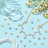 60Pcs 3 Colors Brass Beads KK-PH0012-16-4