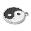 Alloy with Enamel Pendants PALLOY-D290-05P-2