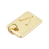 Brass Pendants KK-H206-10G-V-2