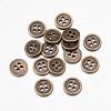 Alloy Buttons BUTT-D054-12.5mm-02-1