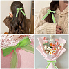 1Roll Solid Color Organza Ribbons ORIB-CY0001-02J-4