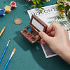 Wood Watercolor Paints Tins Box AJEW-WH0542-84B-3