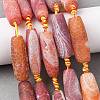 Natural Weathered Agate Beads Strands G-A311-B01-01-1