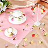 80Pcs 10 Colors Acrylic Shell Pearl Pendants PALLOY-FH00060-5