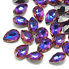 DIY Pointed Back K9 Glass Rhinestone Cabochons LS-RGLA-T052-7x10mm-04-1