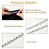 Nylon & Gold Metallic Lace Trim OCOR-WH0070-225B-4