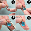 2Pcs Rhodium Plated 925 Sterling Silver Basket Pendant Settings STER-BBC0008-80-6