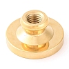 Golden Tone Round Wax Seal Brass Stamp Heads AJEW-S087-01G-07-3