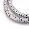 Electroplate Non-magnetic Synthetic Hematite Bead Strands G-I208-15F-G-2