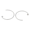 Brass Earring Hooks KK-C069-01P-2