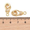 Brass Micro Pave Clear Cubic Zirconia Spring Ring Rings CU-CBA8264-05G-3