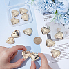 12Pcs Rack Plating Brass Locket Pendants KK-UN0005-92-3