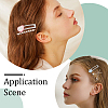 100Pcs Iron Hair Clip Findings PHAR-SC0001-002A-5