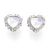 Alloy Glass European Beads FIND-N009-13P-1
