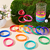 20Pcs 20 Style Motivational Quotes Silicone Cord Bracelets Wristbands BJEW-WH0020-51A-4