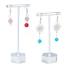 2Sets 2 Style T Shape Iron Earring Displays EDIS-PH0001-09-1