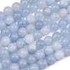Natural Dyed White Jade Beads Strands GG-CBAEB22-B01-8mm-01-2