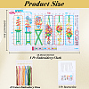 1 Bag Bookmarks Painting Needle Felting Kit for Beginners DIY-CP0013-36B-2