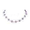 Cute Polymer Clay & ABS Plastic Pearl Beaded Necklace & Stretch Bracelet SJEW-JS01267-8