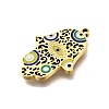 304 Stainless Steel Enamel Charms STAS-K256-26B-G-2