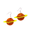 Iron Acrylic Dangle Earrings for Women WG9CD67-02-2