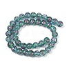 Handmade Glod Sand Lampwork Beads Strands LAMP-B028-03G-10mm-2