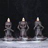 Ceramic Skull Backflow Incense Burner Smoke Waterfall Incense Holder JX840A-6