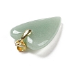 Natural Green Aventurine Pendants X-G-E570-01G-03-3