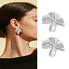 1 Pair Zinc Alloy Stud Earrings EJEW-LP0009-09P-1