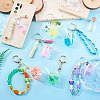 Transparent Resin Big Pendants RESI-TAC0019-04A-7