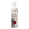 Non-Woven Reusable Folding Wine Bottle Gift Bags with Handle ABAG-C012-02-3